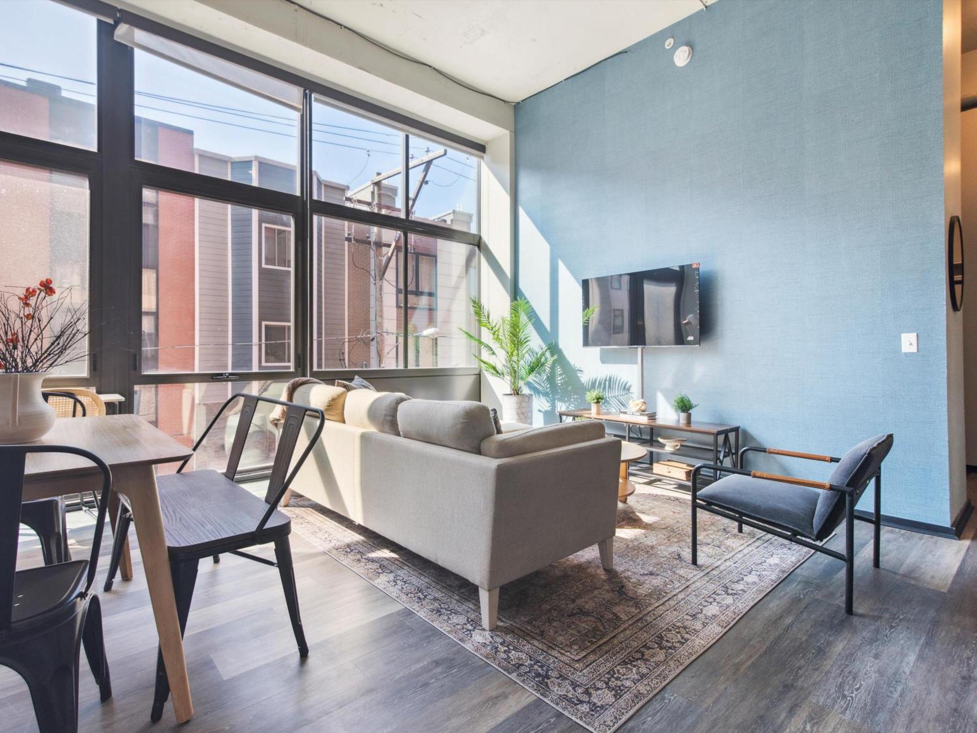 Large 3Br Apts & Studios, Free Parking, Gym, Game Room Philadelphia Rum bild